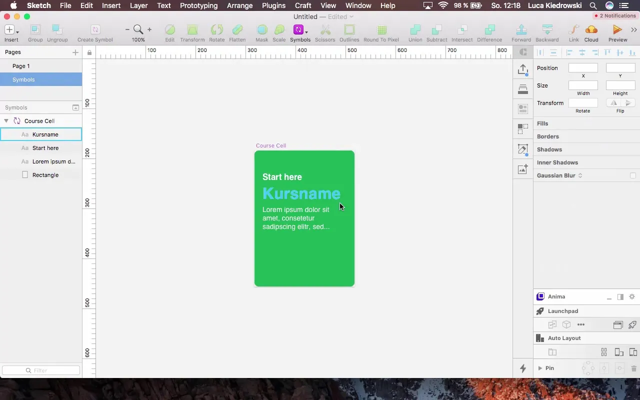 Conception de l'écran d'accueil avec Sketch - Guide étape par étape