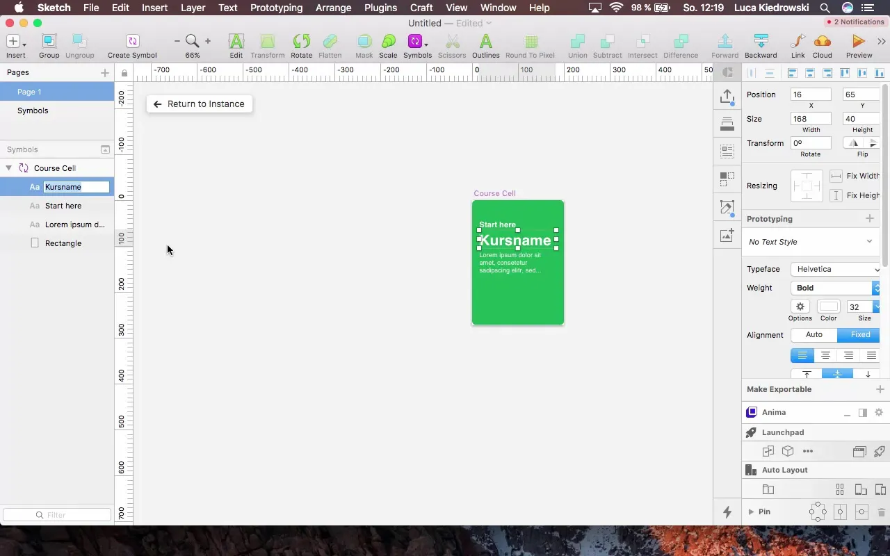 Conception de l'écran d'accueil avec Sketch – Guide étape par étape