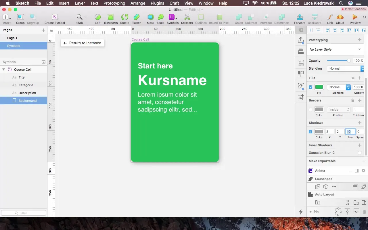 Conception de l'écran d'accueil avec Sketch - Guide étape par étape