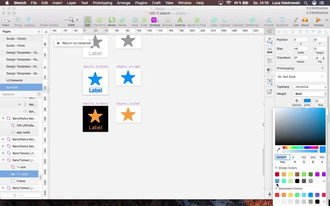 Chat design in Sketch for effective user experience