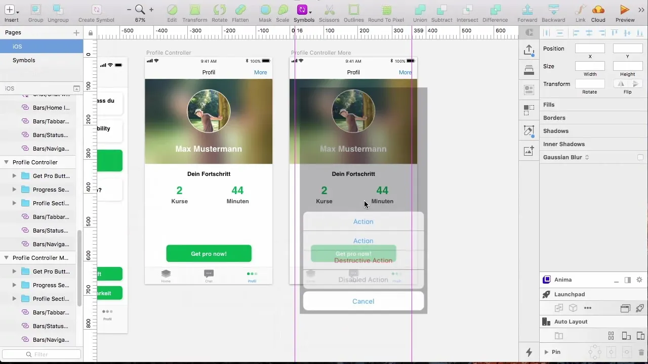 Créer des Action Sheets dans Sketch – étapes simples Créer des feuilles d'action dans Sketch - étapes simples