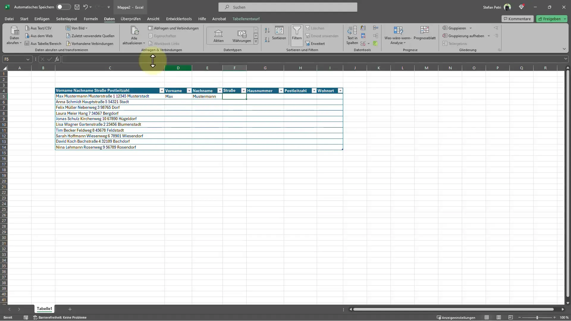 Excel ipuçları: 03 | Metni Sütunlara Ayırma