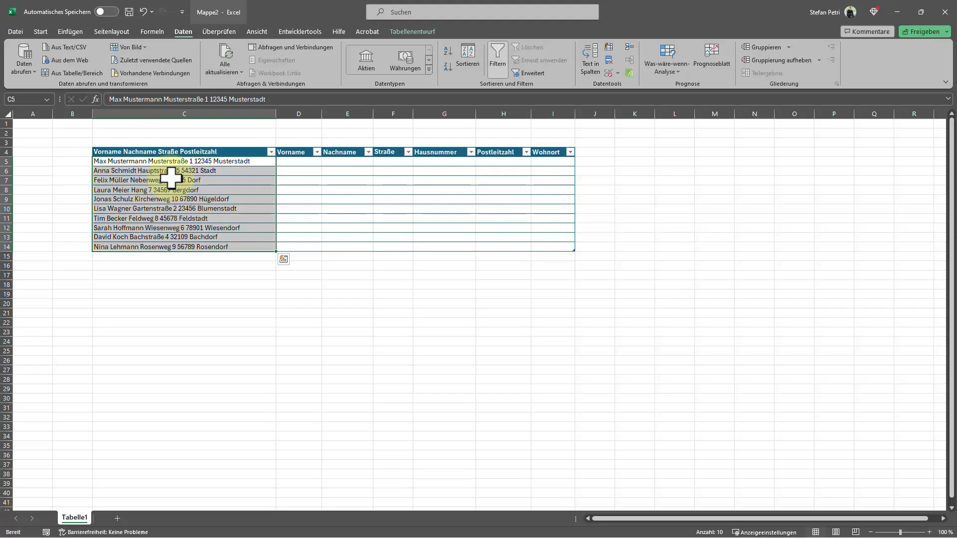 Excel İpuçları: 03 | Metni Sütunlara Ayırma