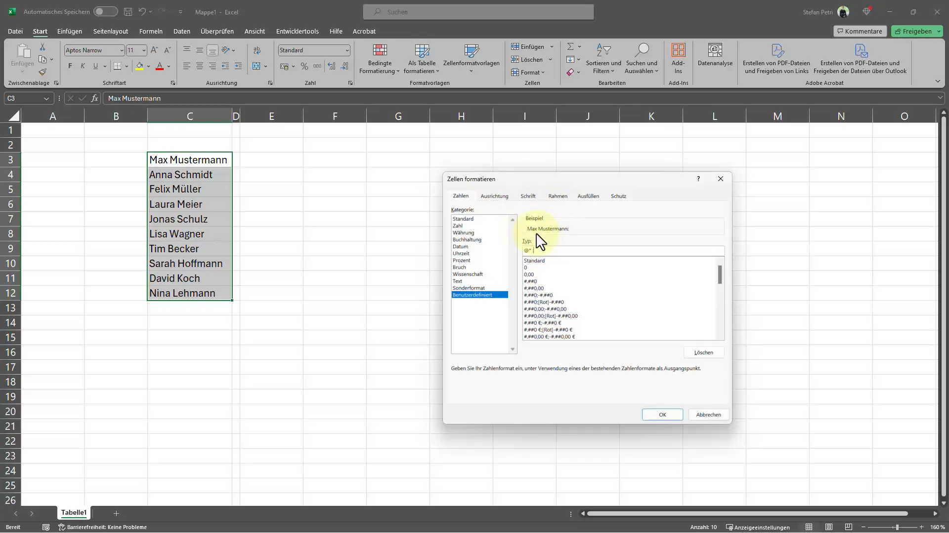 Excel'de çift noktaların verimli bir şekilde eklenmesi