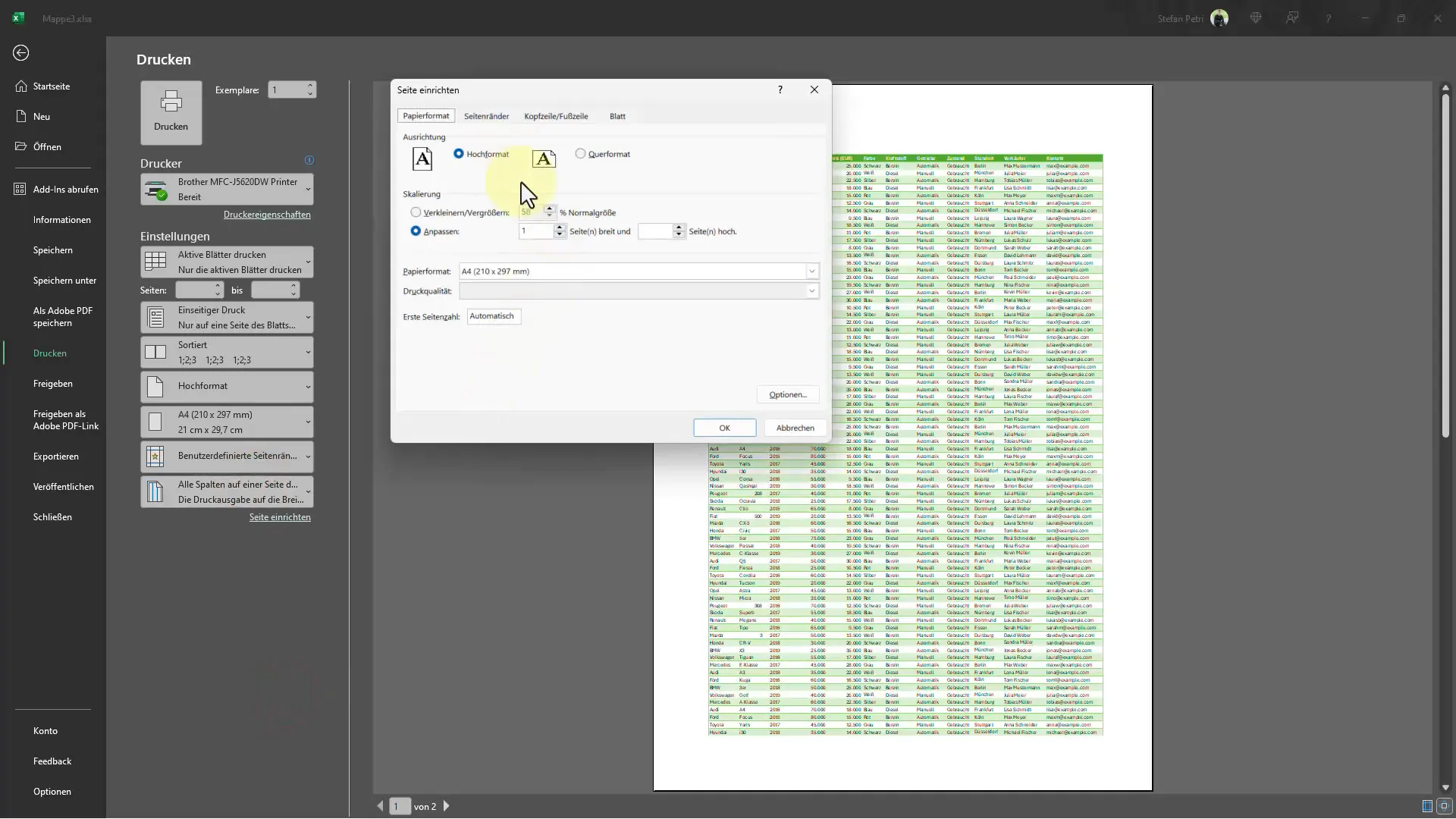 Excel ipuçları: Geniş tabloları bir sayfaya nasıl basarsınız