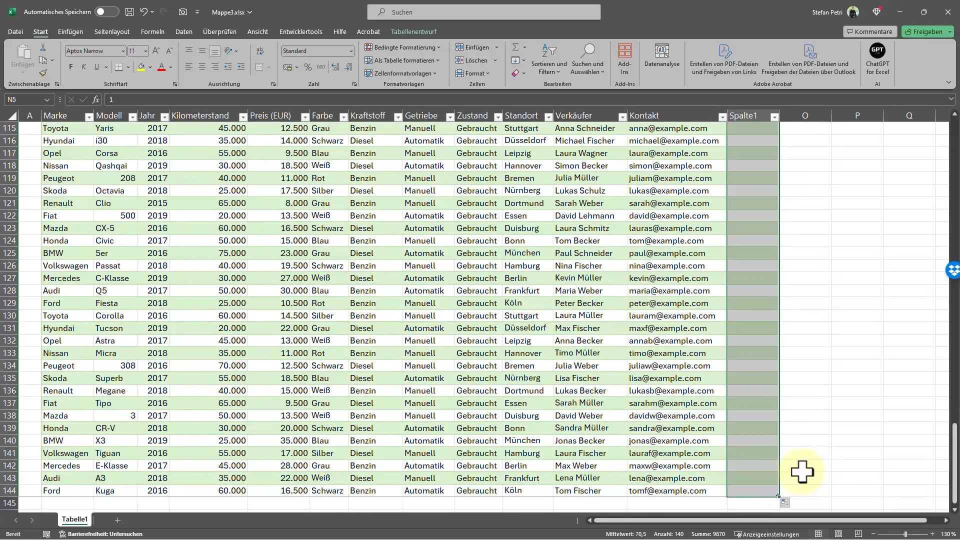 Excel'de her ikinci satırın ardından otomatik olarak boş bir satır eklemek için akıllıca nasıl yapılır