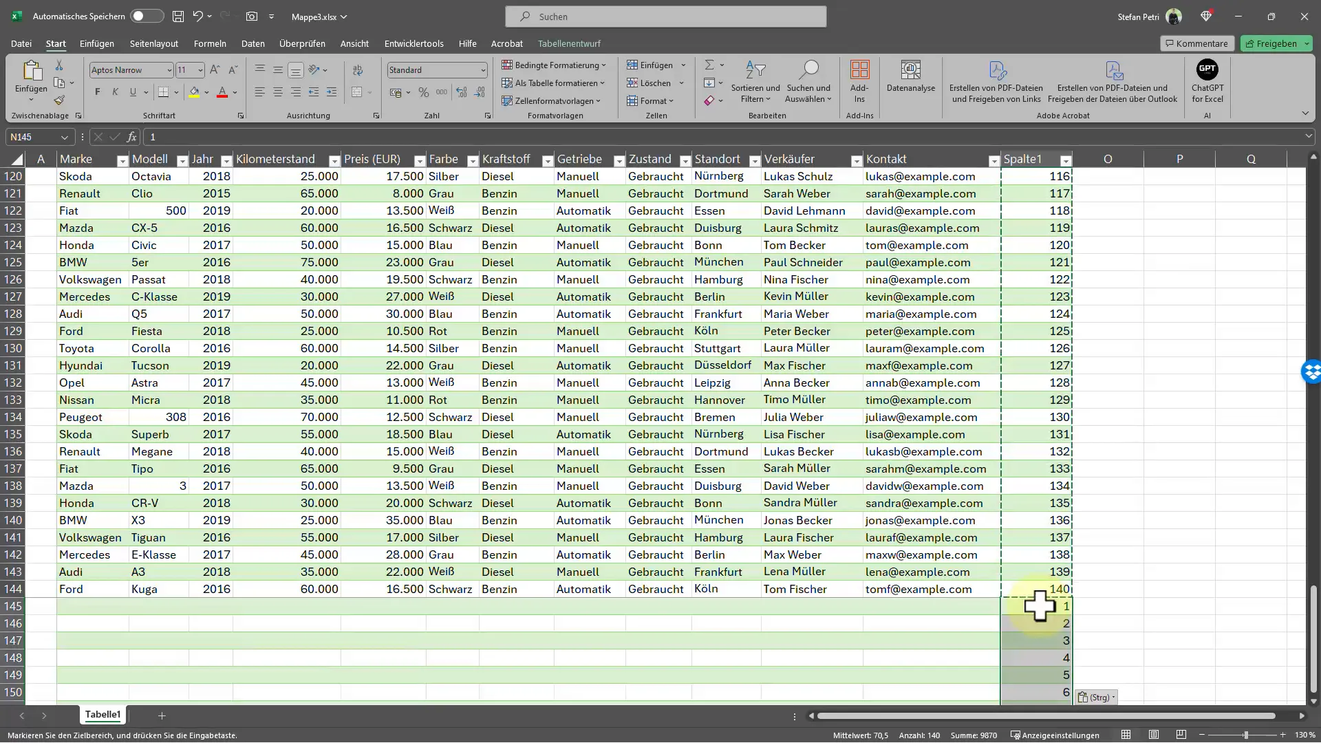 Excel'de her iki satırın sonrasına otomatik olarak boş bir satır eklemek için akıllıca nasıl yapılırı öğreneceğim