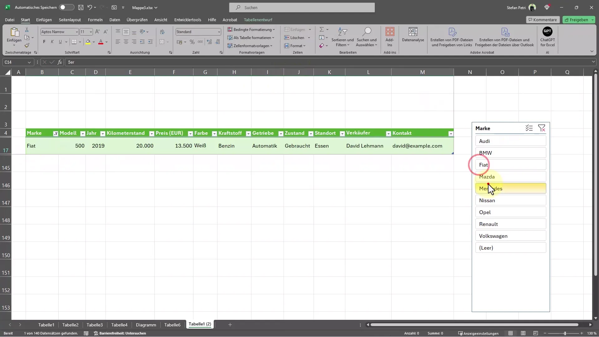 Effective filtering of data in Excel - Here's how you proceed!