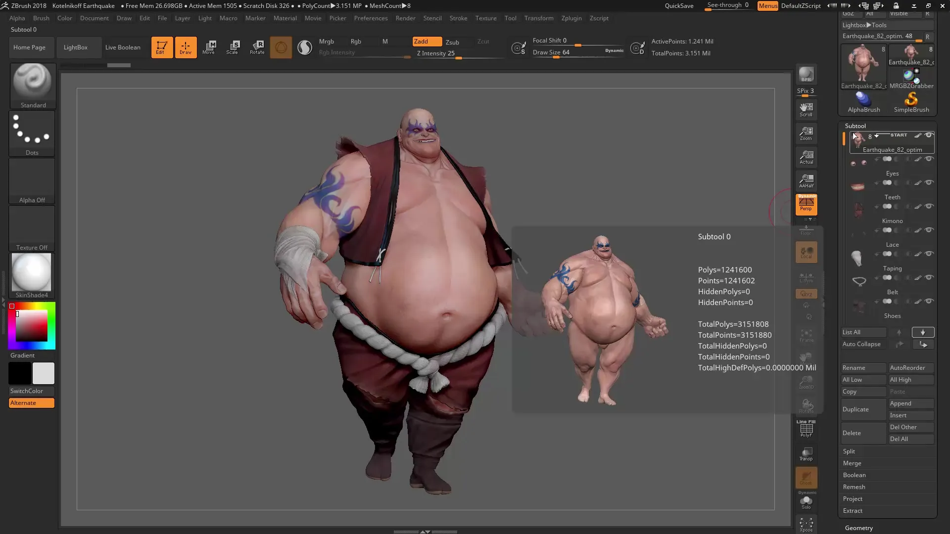 Utilizar de manera efectiva el menú de Subtools de ZBrush Utilizar de manera efectiva el menú de Subtools de ZBrush