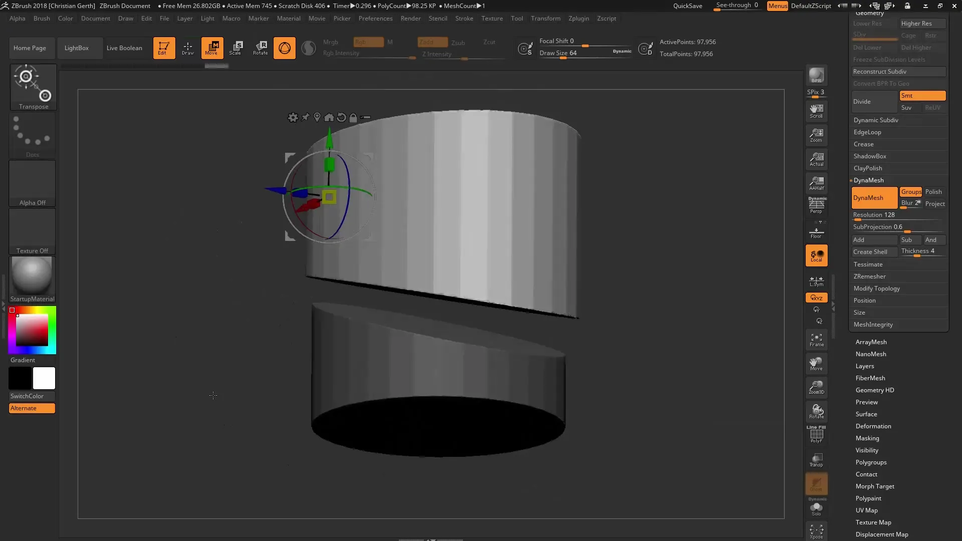 Consejos para Dynamesh en ZBrush 2018 Consejos para Dynamesh en ZBrush 2018