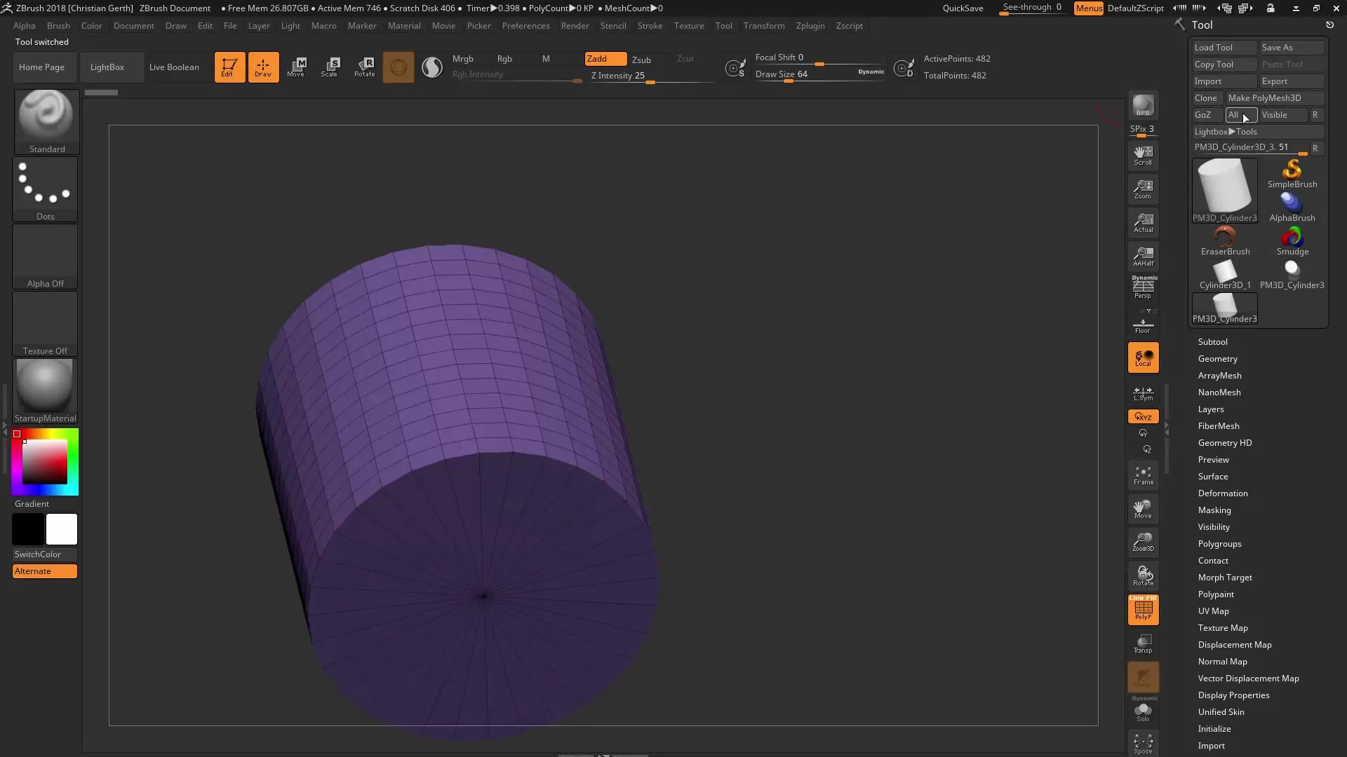 Consejos para Dynamesh en ZBrush 2018 Consejos para Dynamesh en ZBrush 2018