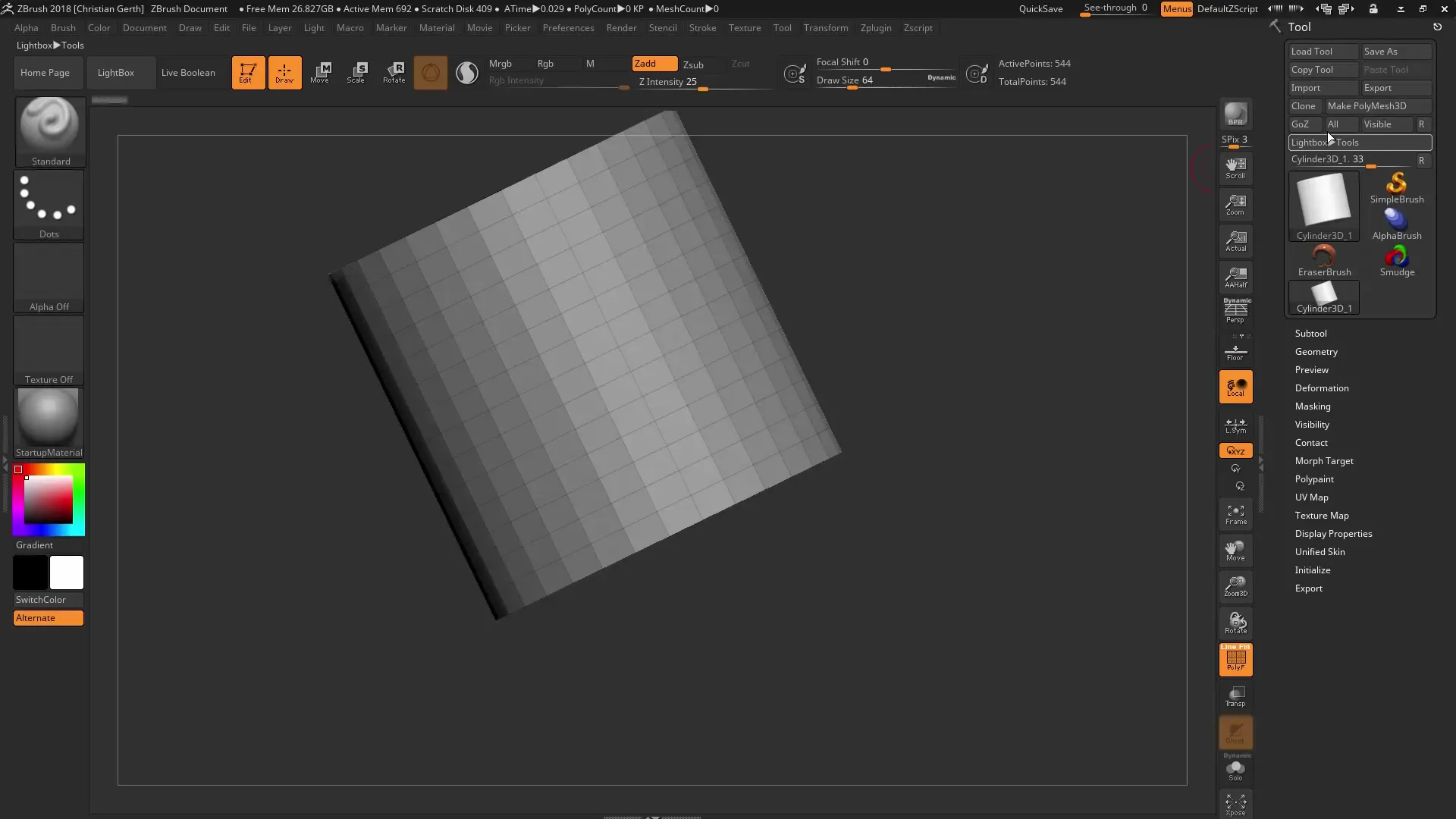 Consejos para Dynamesh en ZBrush 2018 Consejos para Dynamesh en ZBrush 2018