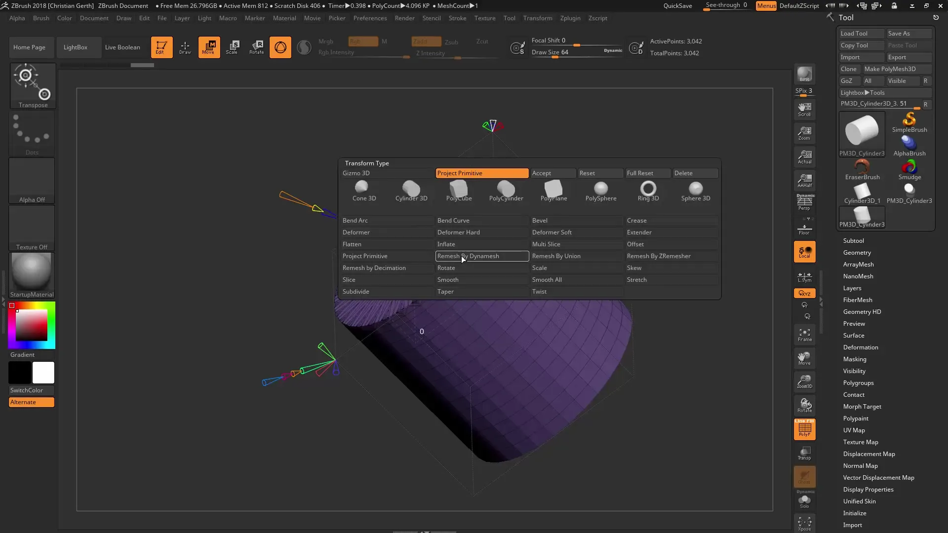 Consejos para Dynamesh en ZBrush 2018 Consejos para Dynamesh en ZBrush 2018