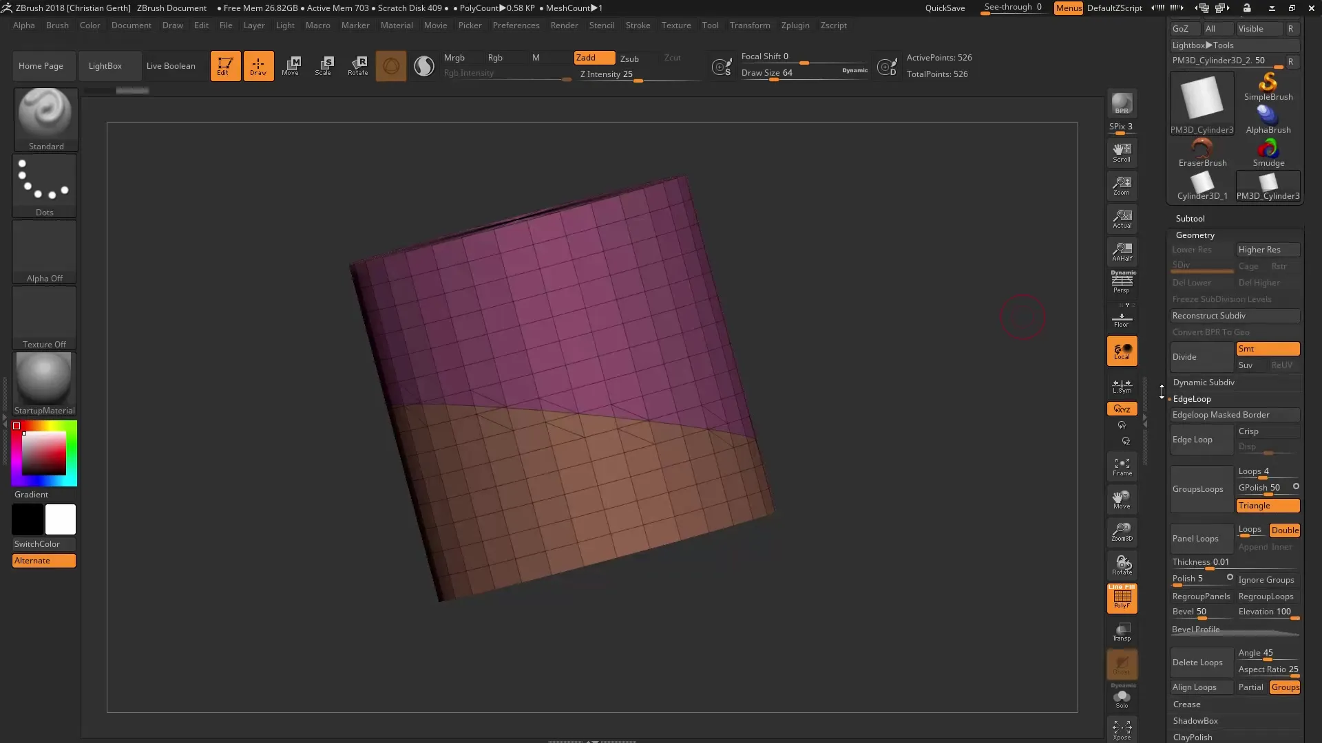 Consejos para Dynamesh en ZBrush 2018 Consejos para Dynamesh en ZBrush 2018