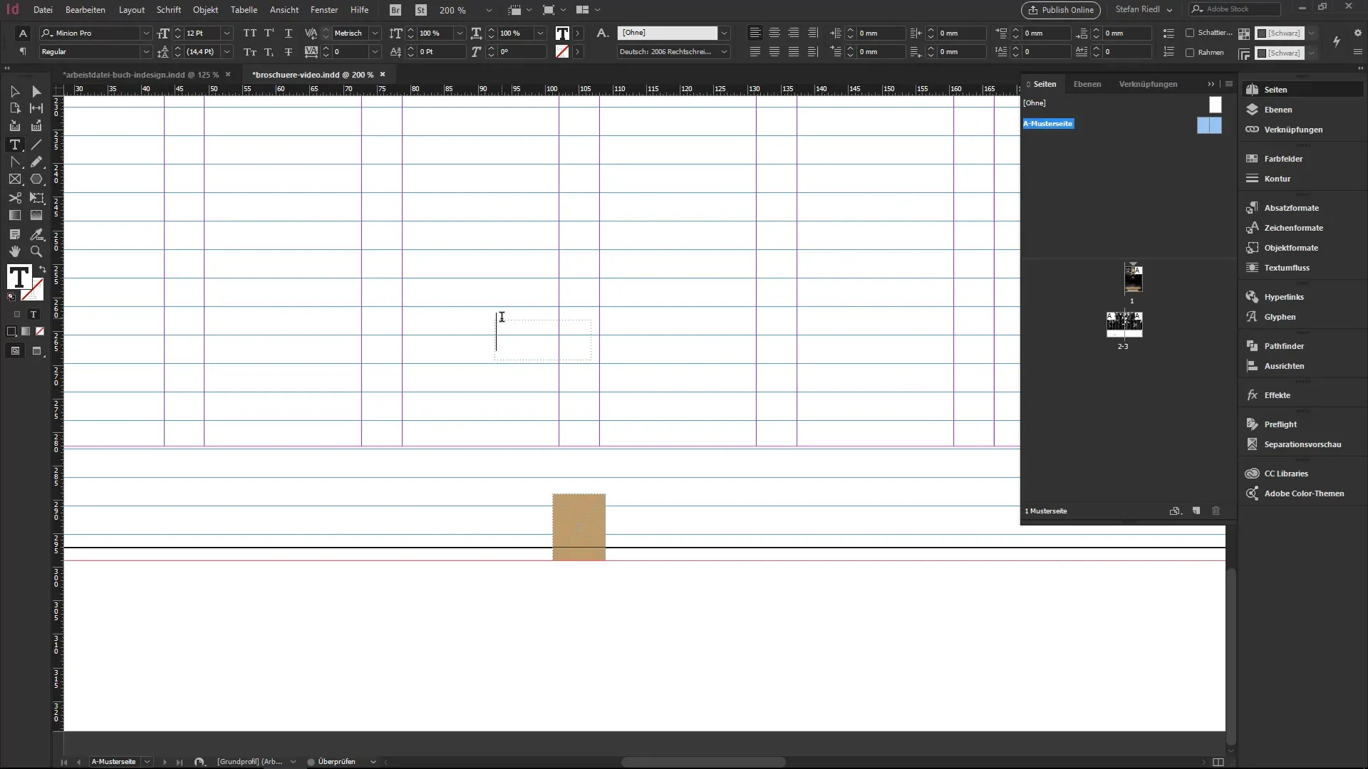 InDesign'de Şablon Sayfaları – Basit Tasarım ve Sayfa Numarası Ekleme InDesign'da Şablon Sayfaları – Kolayca Tasarlayın ve Sayfa Numaraları Ekleyin