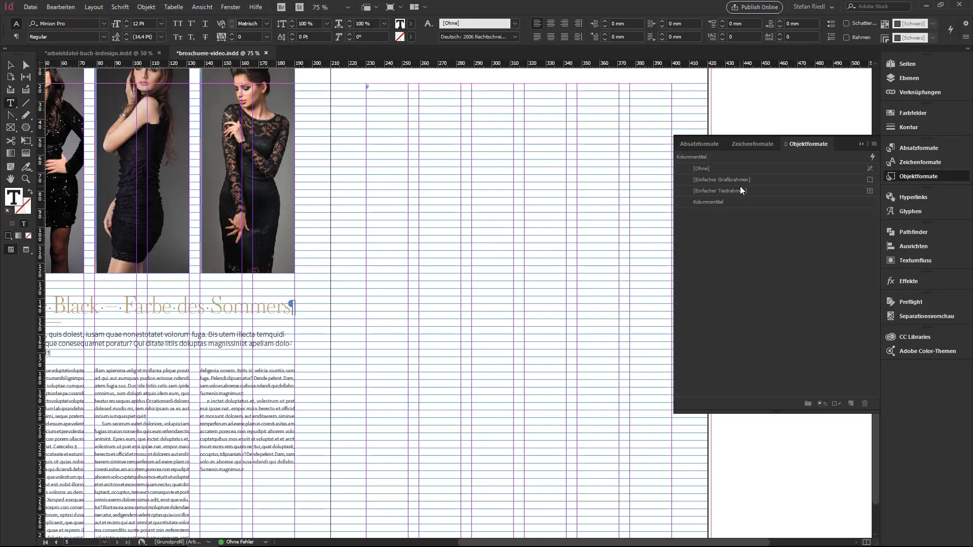 Columnas formateadas de manera efectiva en InDesign Columnas formateadas de manera efectiva en InDesign