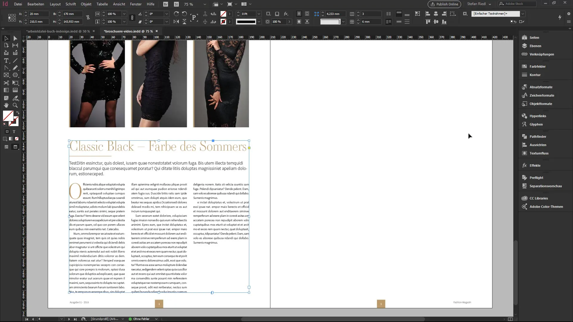 Formatear columnas de manera efectiva en InDesign Columnas formateadas de manera efectiva en InDesign