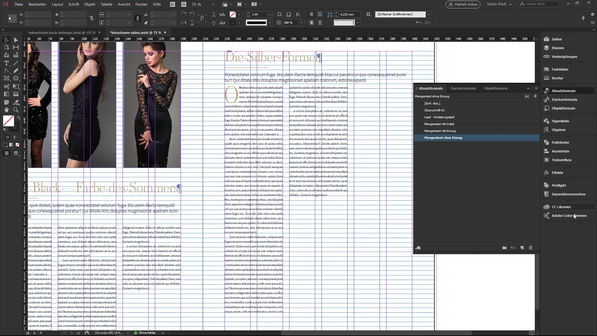 Formate columnas de manera efectiva en InDesign Columnas formateadas de manera efectiva en InDesign