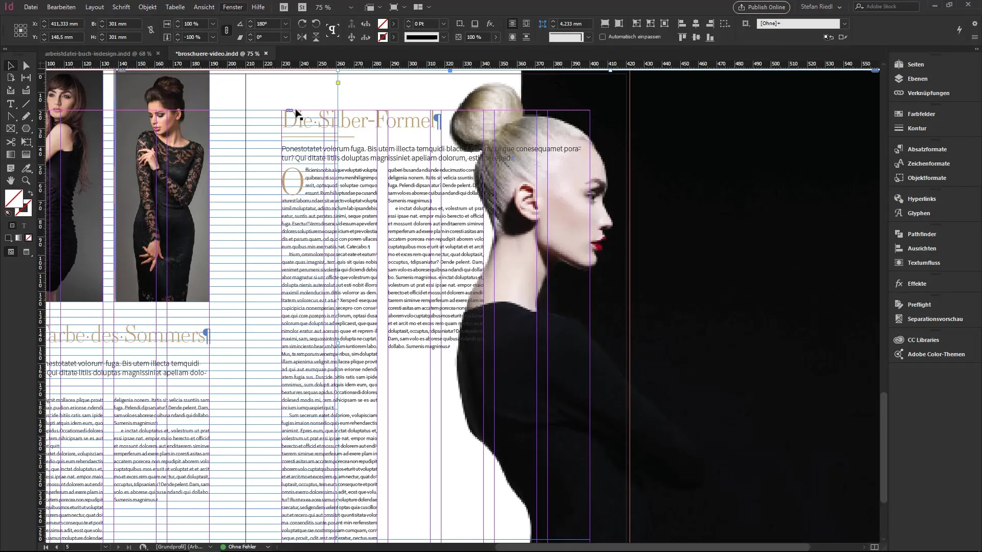 Ajustar el flujo de texto – InDesign para principiantes Ajustar el flujo de texto – InDesign para principiantes