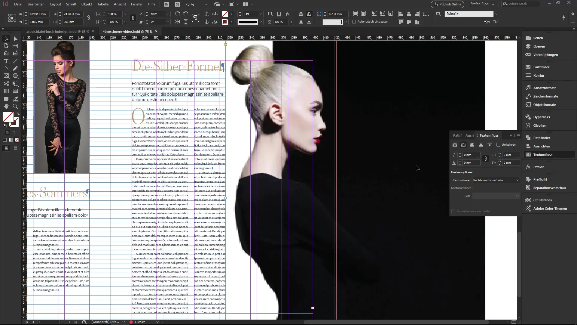 Ajustar el flujo de texto – InDesign para principiantes Ajustar el flujo de texto - InDesign para principiantes