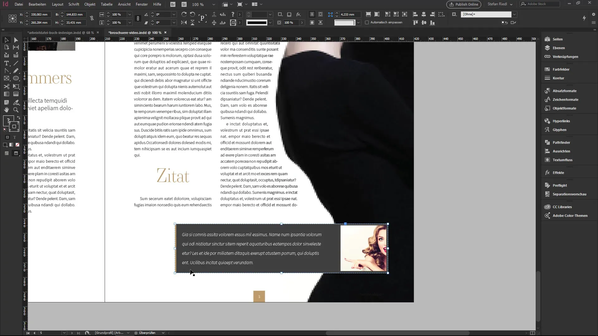 Ajustar el flujo de texto - InDesign para principiantes Ajustar el flujo de texto – InDesign para principiantes