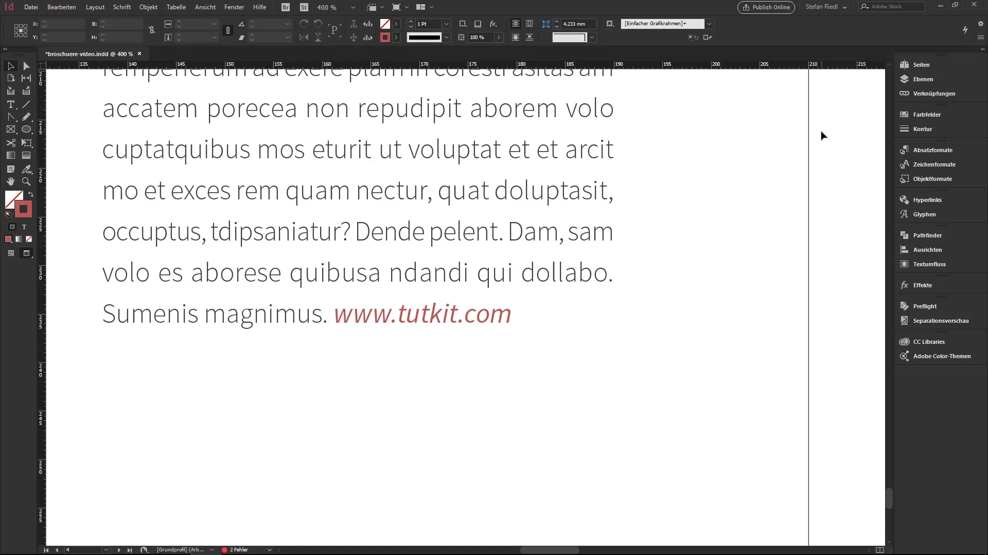 Utilizar correctamente hipervínculos y enlaces internos en InDesign Uso correcto de hipervínculos y enlaces internos en InDesign