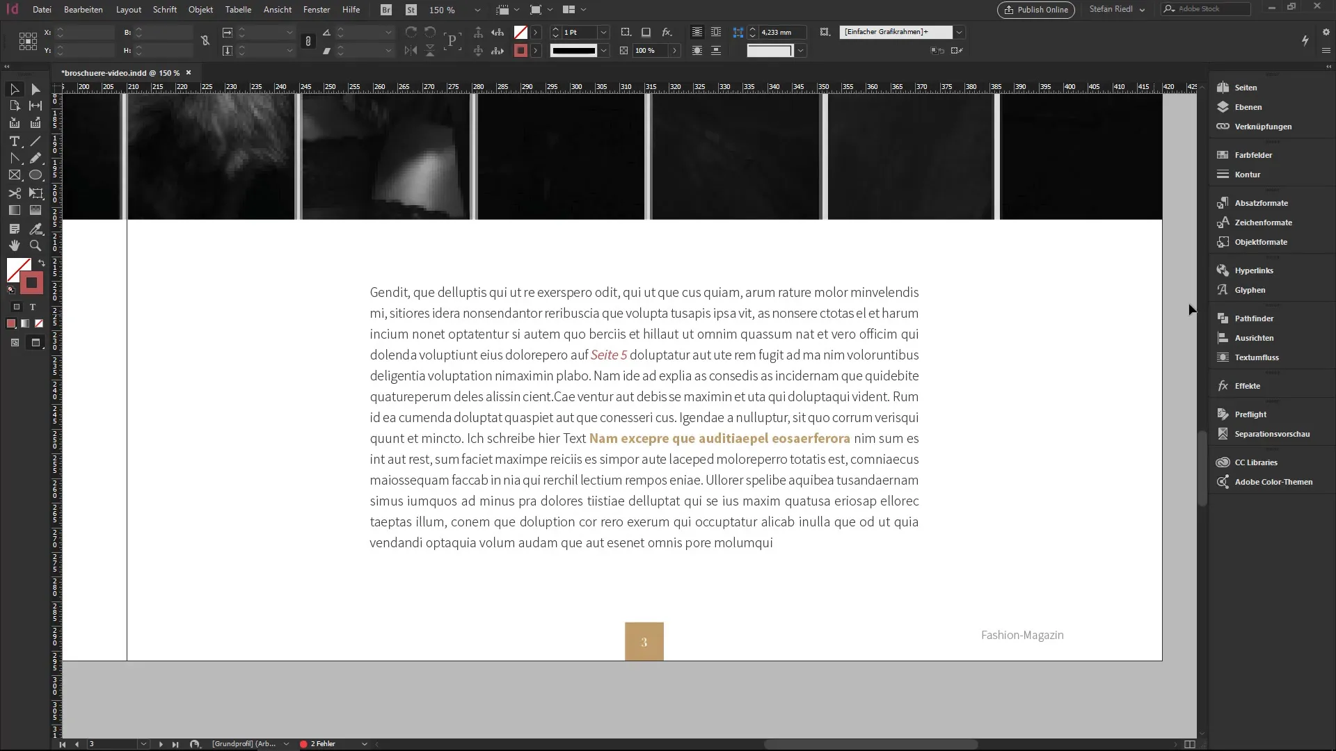 Utilizar correctamente hipervínculos y enlaces internos en InDesign Uso correcto de hipervínculos y enlaces internos en InDesign