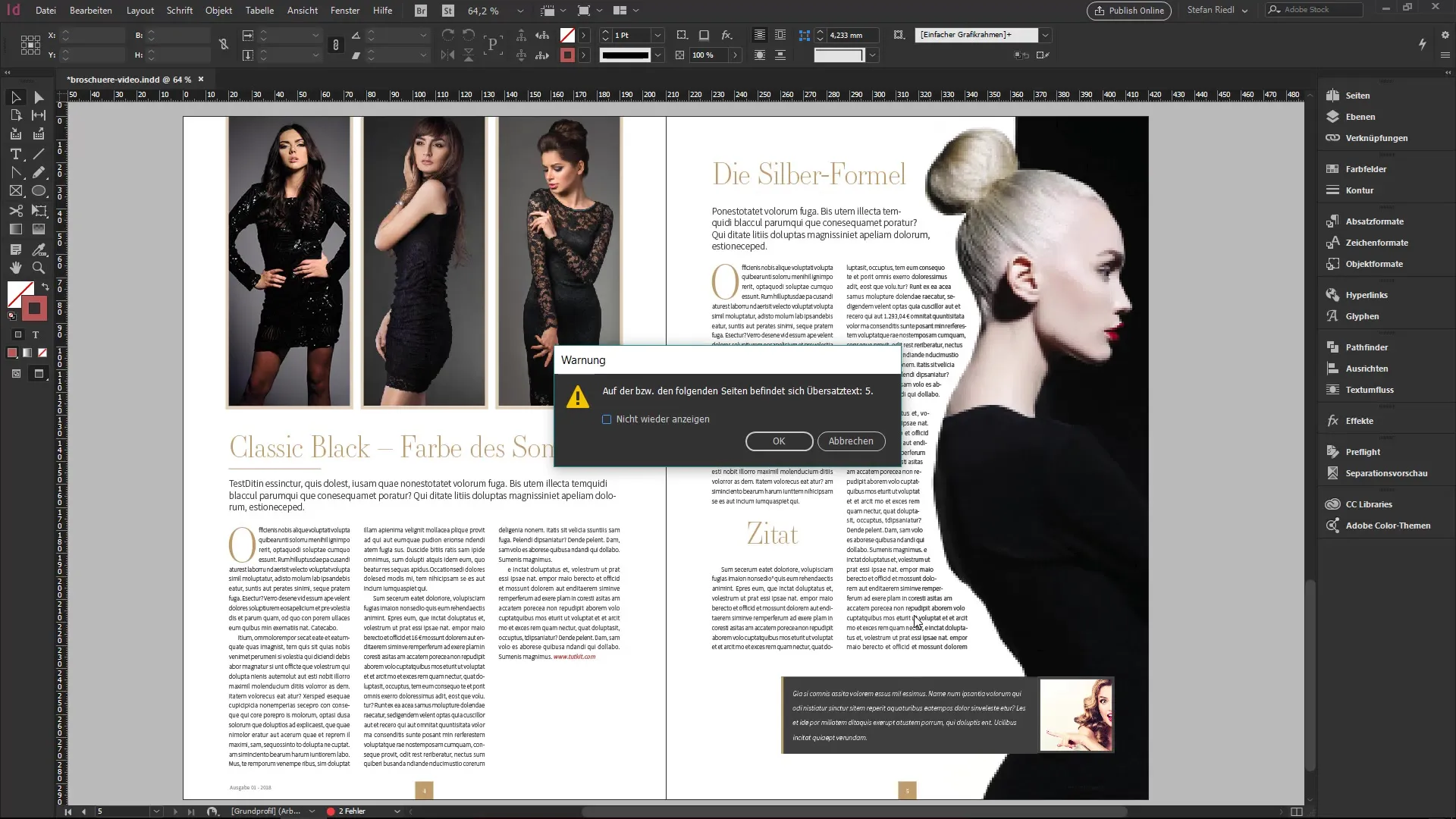 Exportación de InDesign para PDFs interactivos y JPGs Exportar en InDesign para PDFs interactivos y JPGs