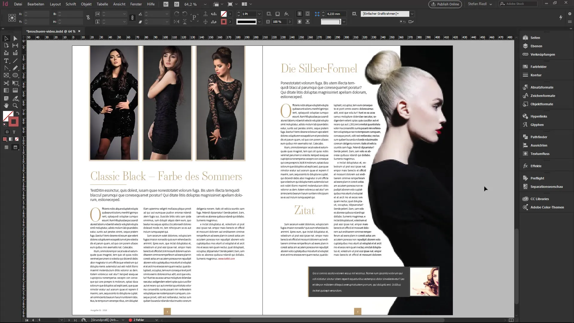 Exportación de InDesign para PDFs interactivos y JPGs Exportación de InDesign para PDF y JPG interactivos