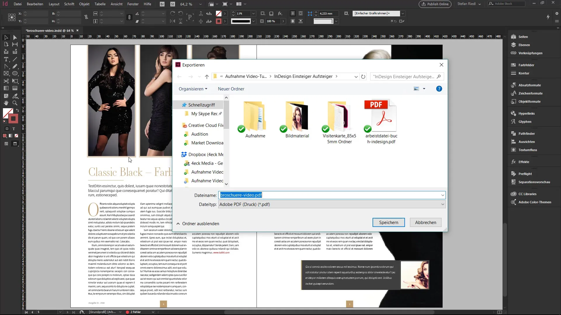 Exportar en InDesign para PDFs y JPGs interactivos Exportación de InDesign para PDFs y JPGs interactivos
