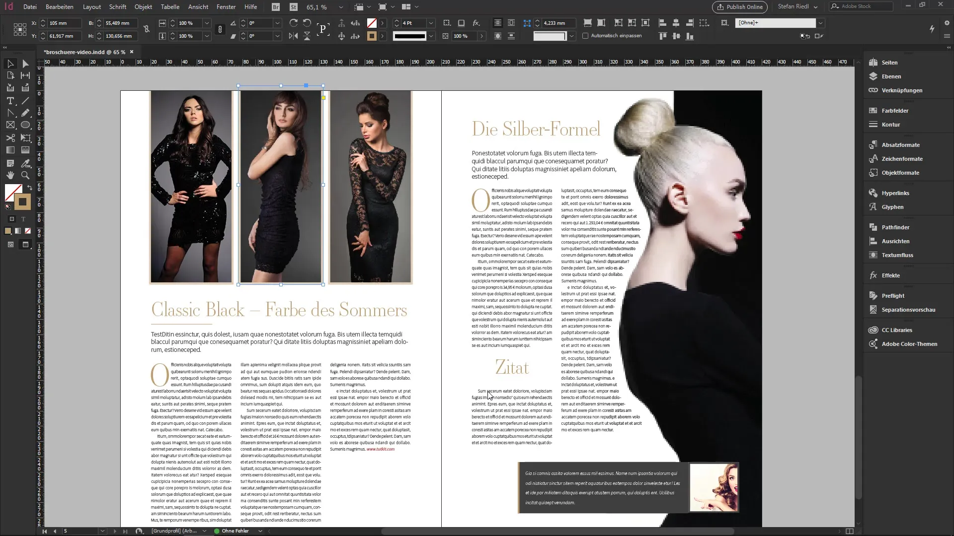 Exportación de InDesign para PDFs interactivos y JPGs Exportación de InDesign para PDFs interactivos y JPGs