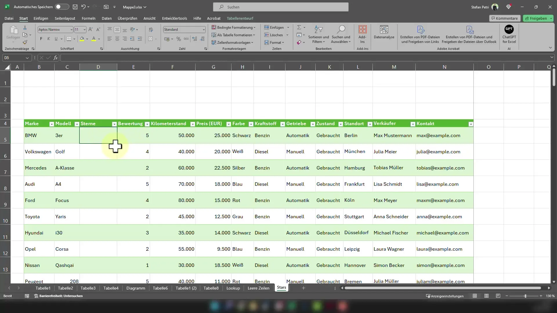 Excel'de yıldızları gösterme - İşte nasıl yapılır!