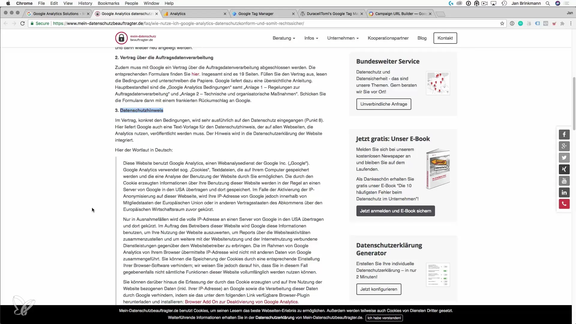 Impostare Google Analytics in conformità con la protezione dei dati e acquisire clienti Configura Google Analytics in conformità con la normativa sulla privacy e acquisisci clienti