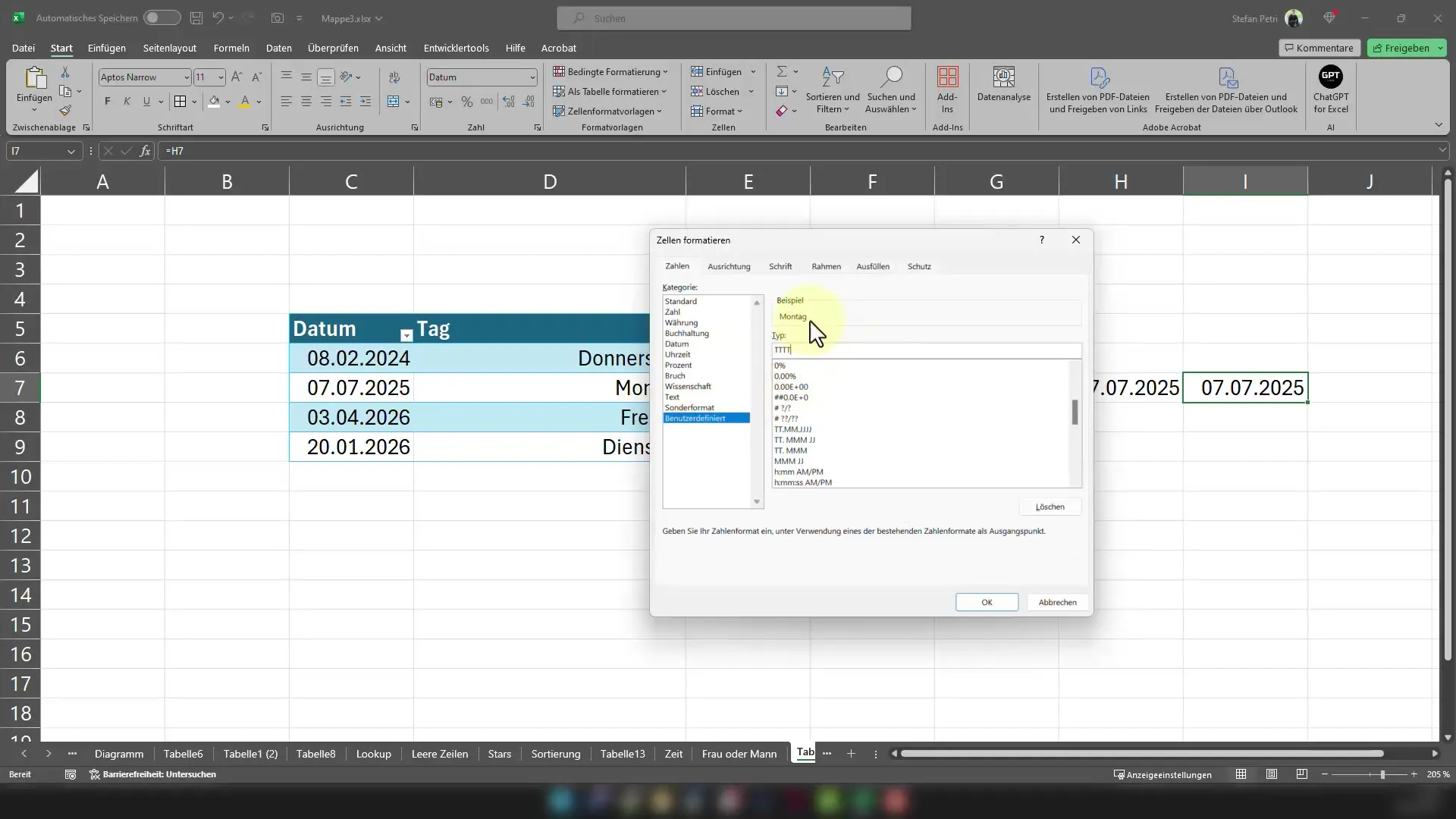 Excel'de tarihleri yazıya dökme - İşte nasıl yapılır!