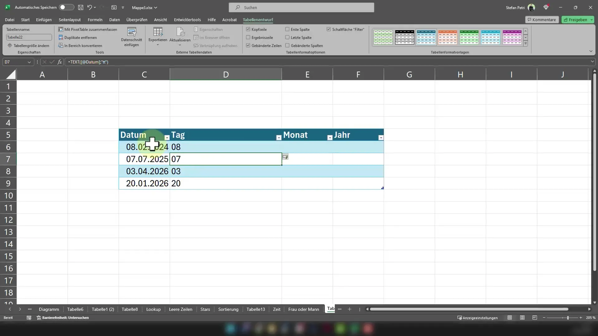 Excel'de tarihleri yazıya dökme - İşte nasıl yapılır!