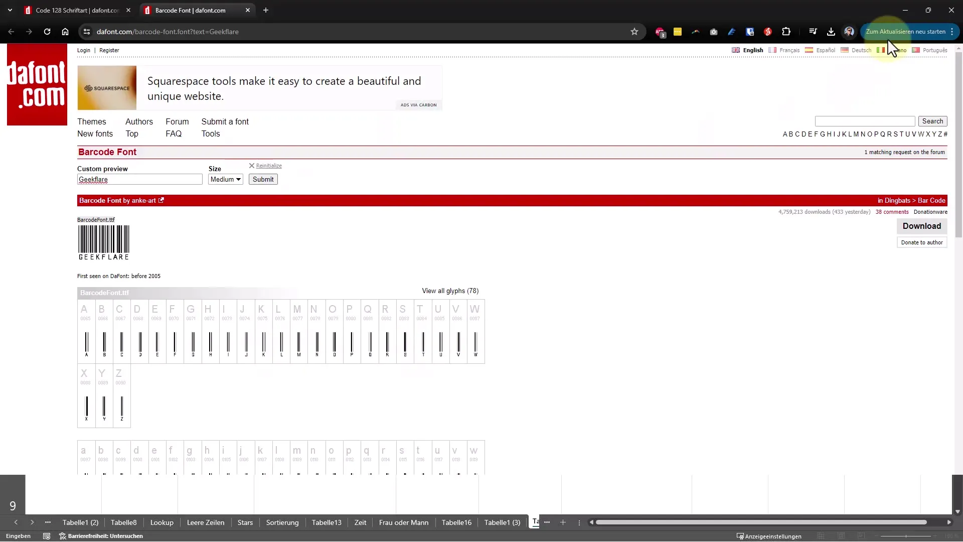 Excel'de hızlı bir şekilde barkod ve QR kodları oluşturma