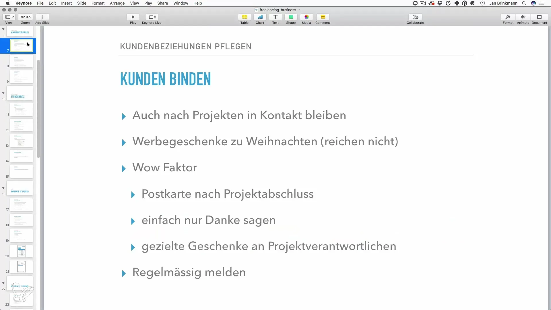 Langdurige klantbinding als freelancer Langdurige klantenbinding als freelancer
