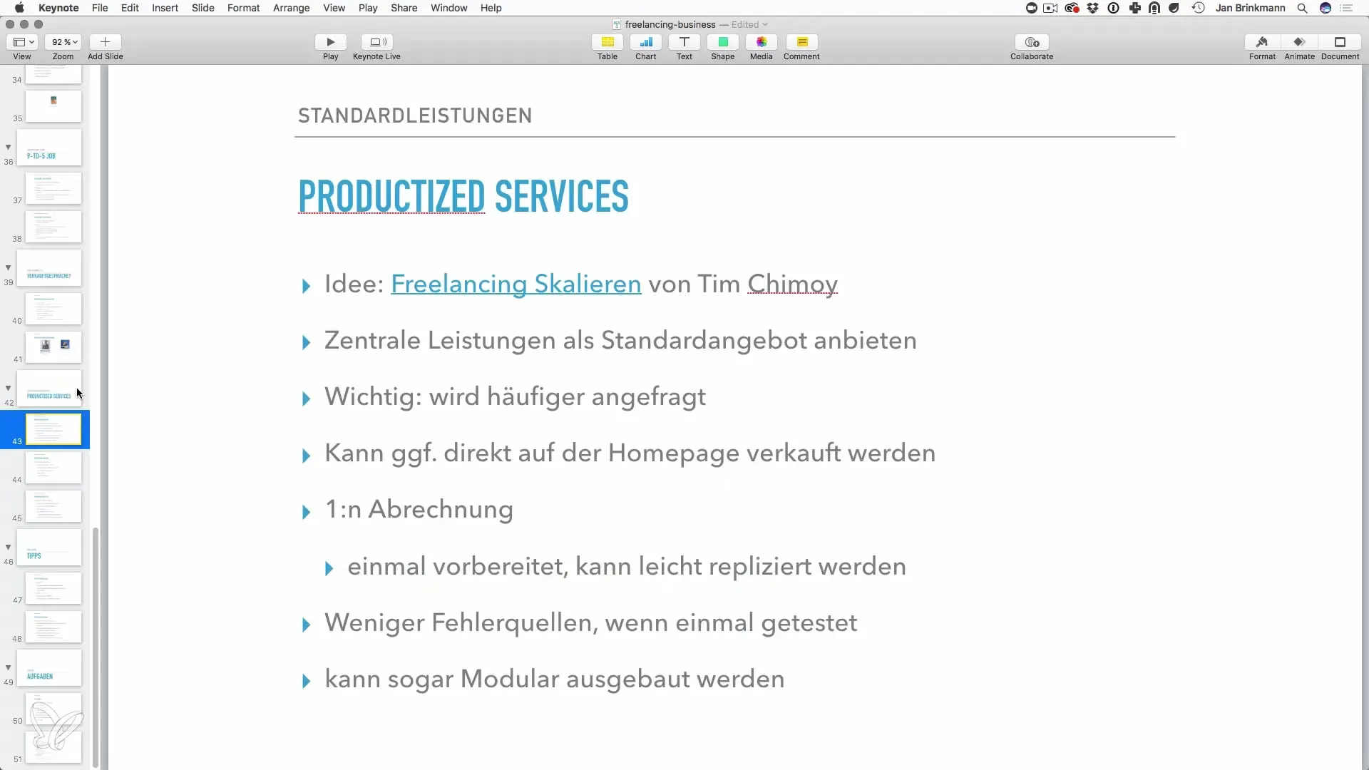 Succesvol als freelancer met productized services