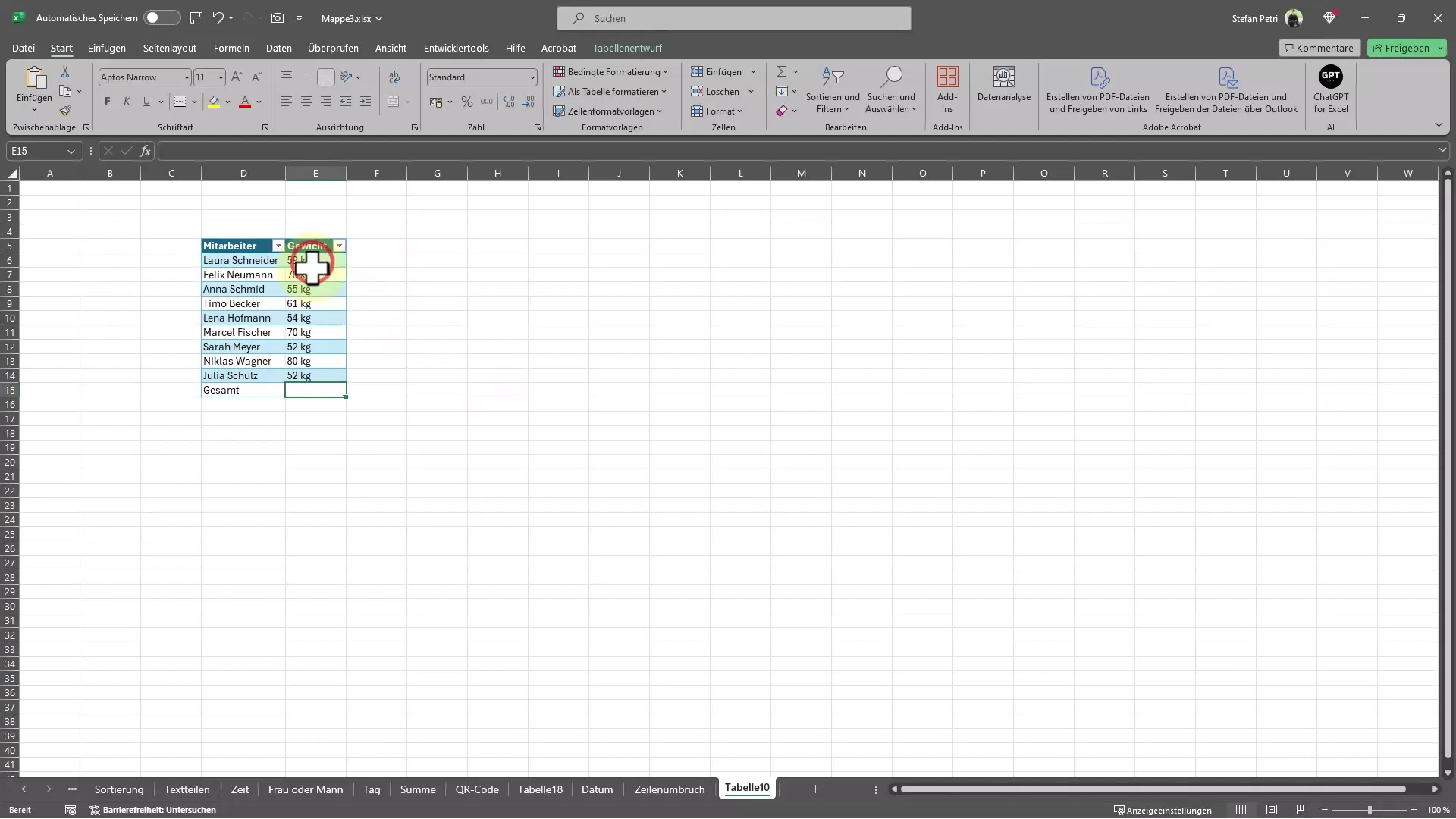 Excel ipuçları - Birimleri doğru toplamak
