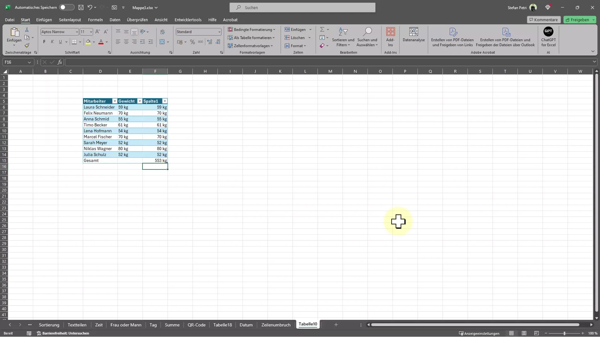 Excel İpuçları - Birimle birlikte doğru şekilde toplamak