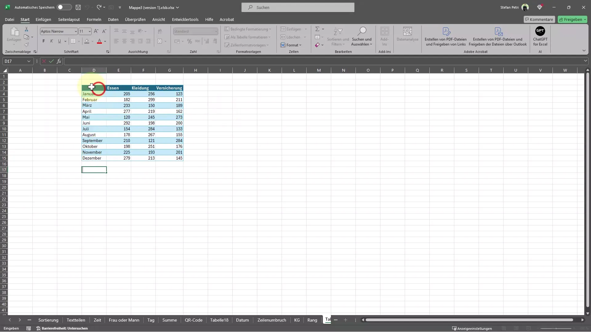 Excel ile satırları ve sütunları hızlıca değiştirin