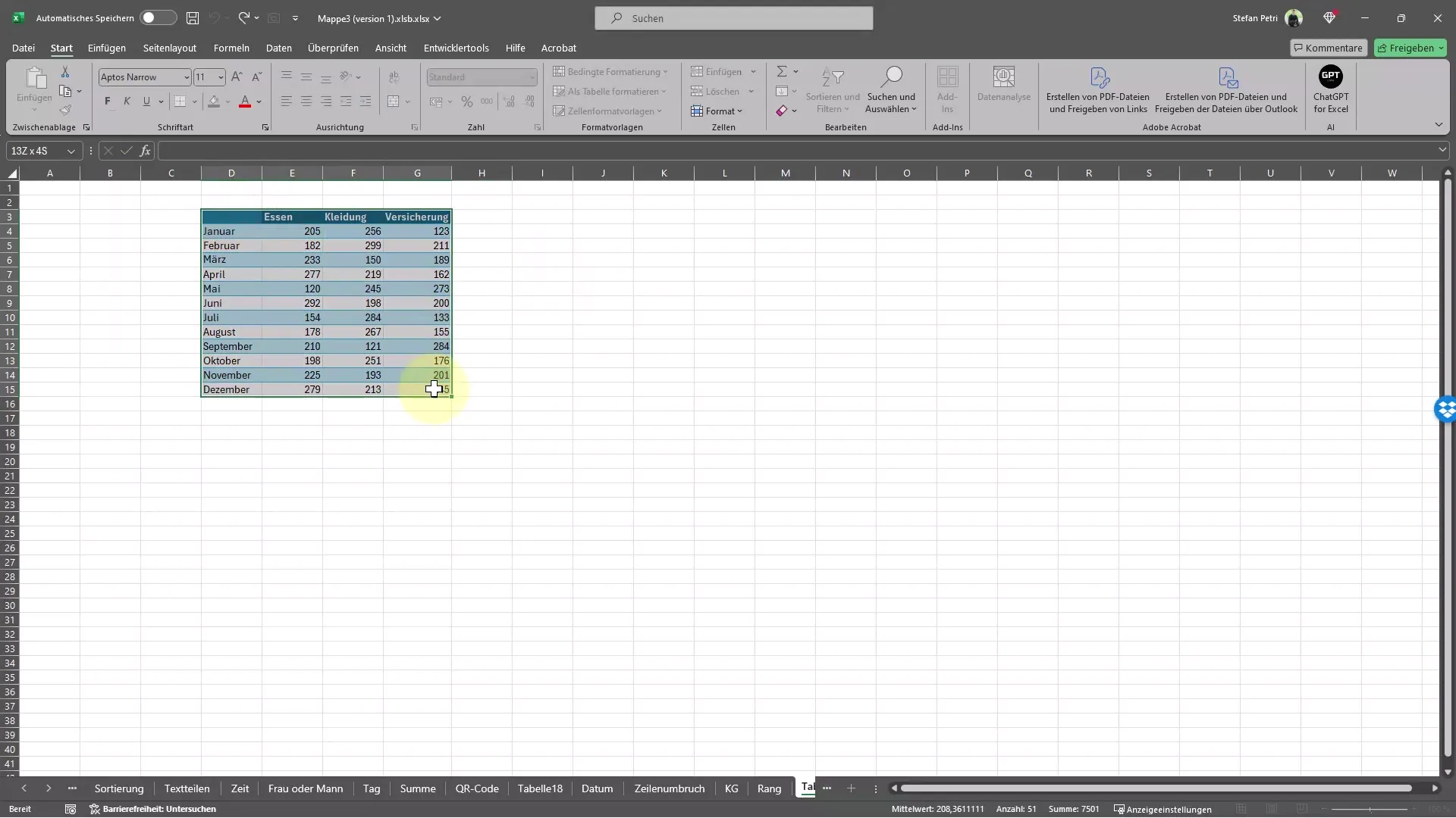 Excel'de satırları ve sütunları hızlıca değiştirin