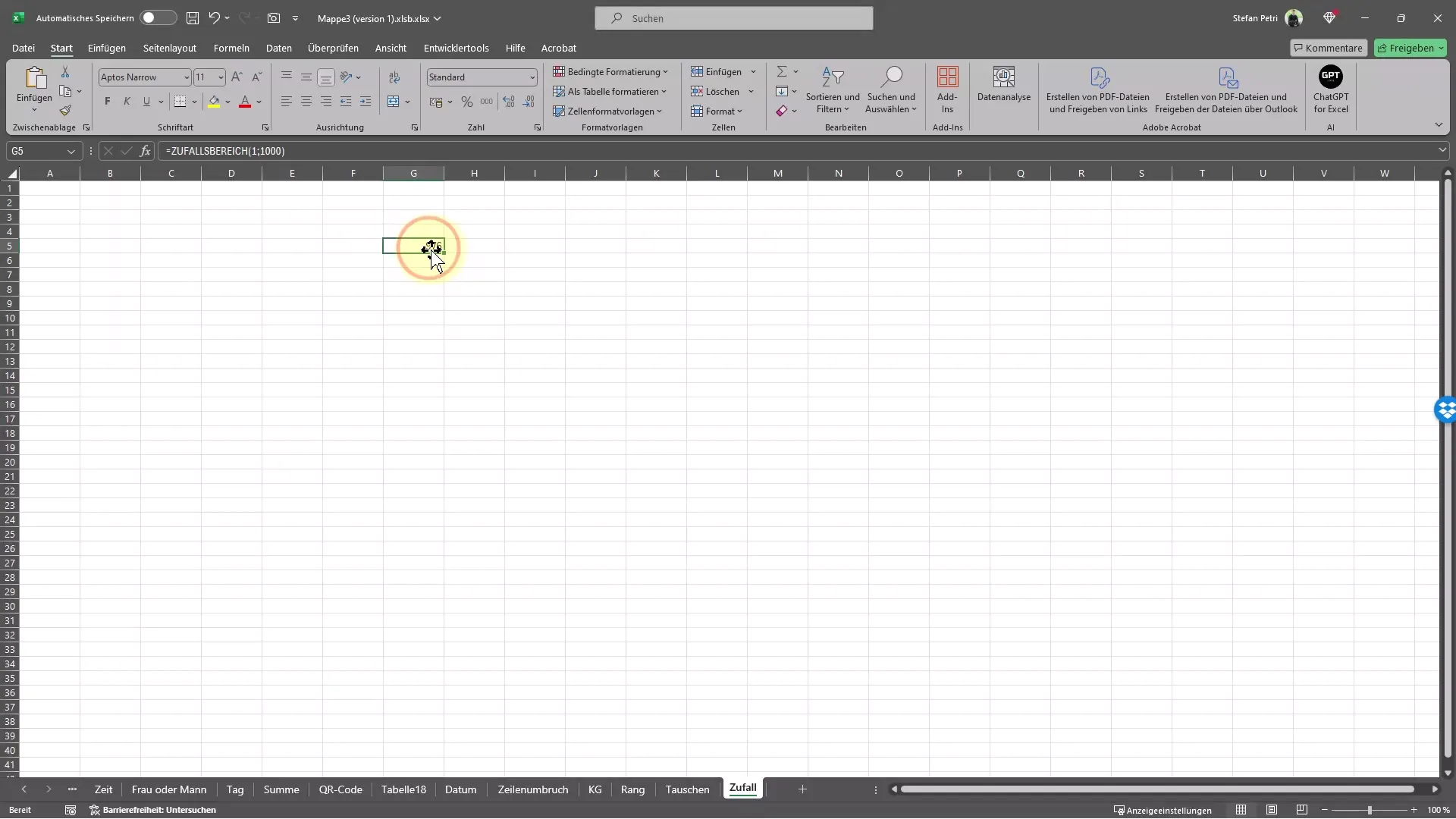 Excel'de rastgele sayılar oluşturmak - basit bir kılavuz