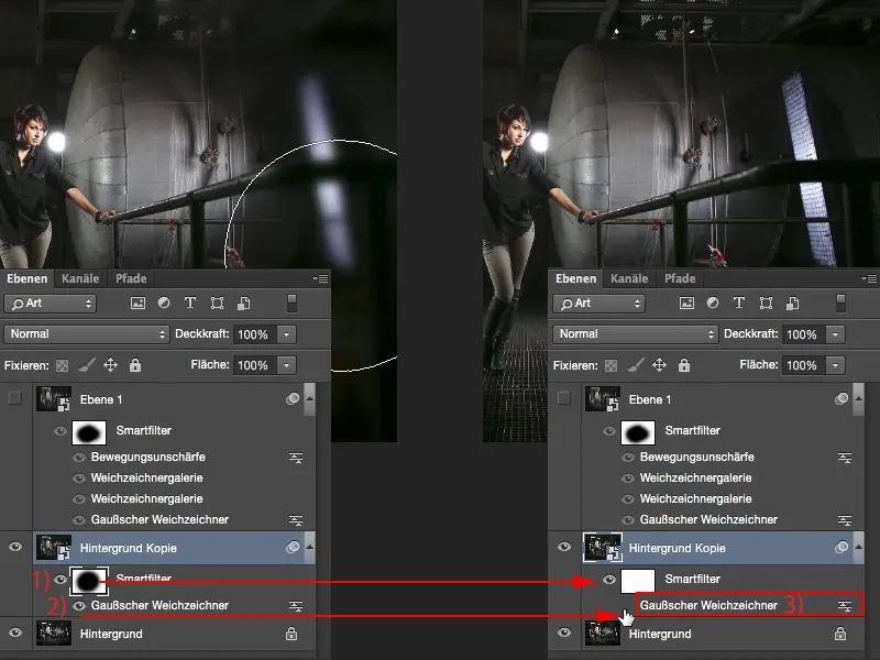 Looks & styles with Photoshop - blurring as a look