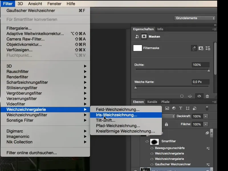 Looks & styles with Photoshop - blurring as a look