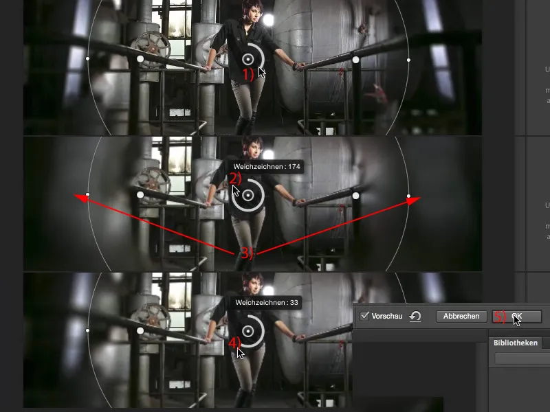 Looks & styles with Photoshop - blurring as a look