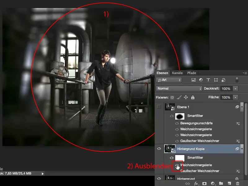 Looks & styles with Photoshop - blurring as a look