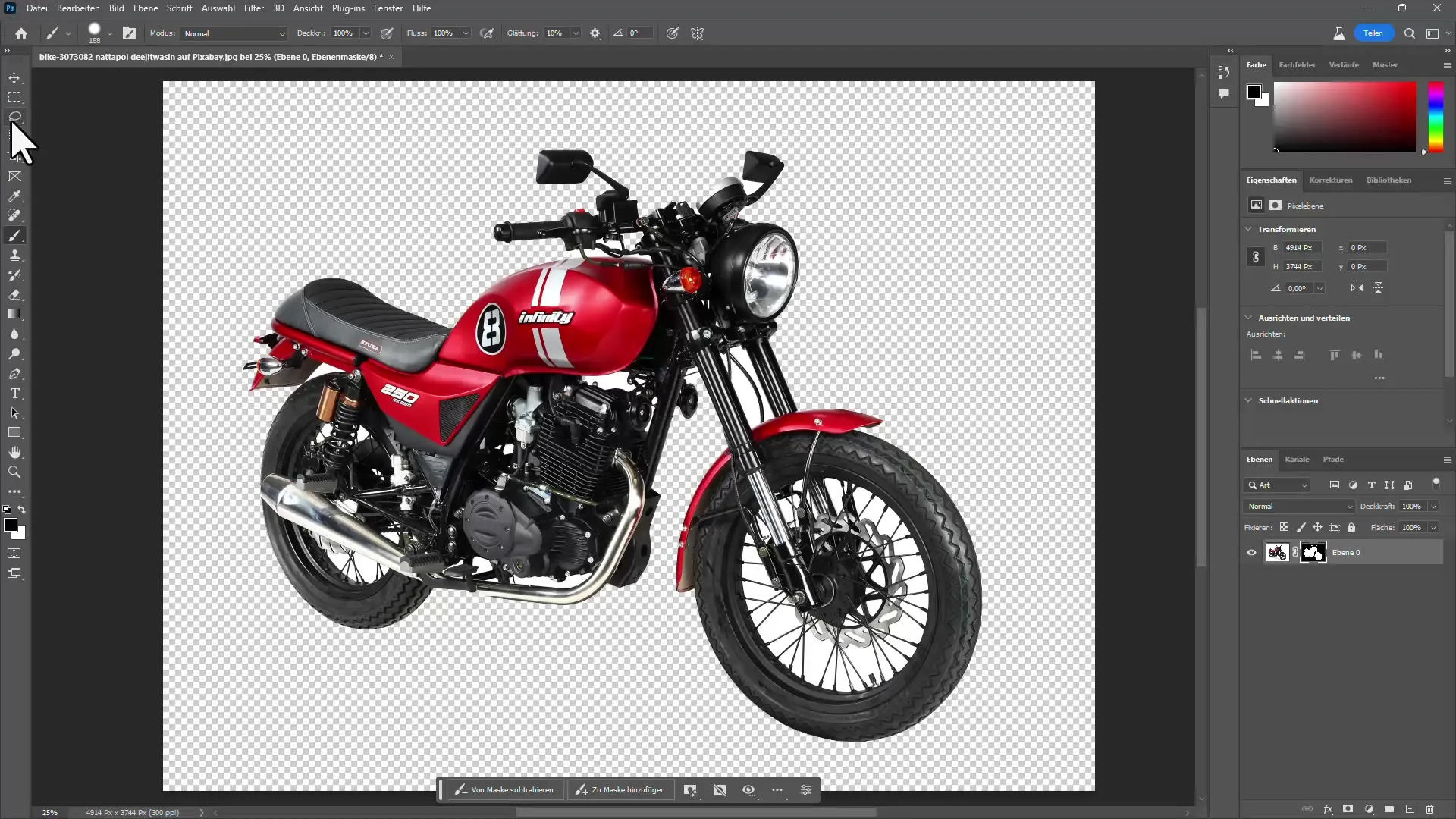 Učinkovito izrezovanje v programu Photoshop - Tako gre z umetno inteligenco