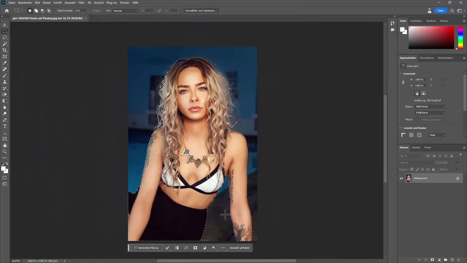 Pelo recortado en Photoshop: Pasos sencillos para un recorte perfecto