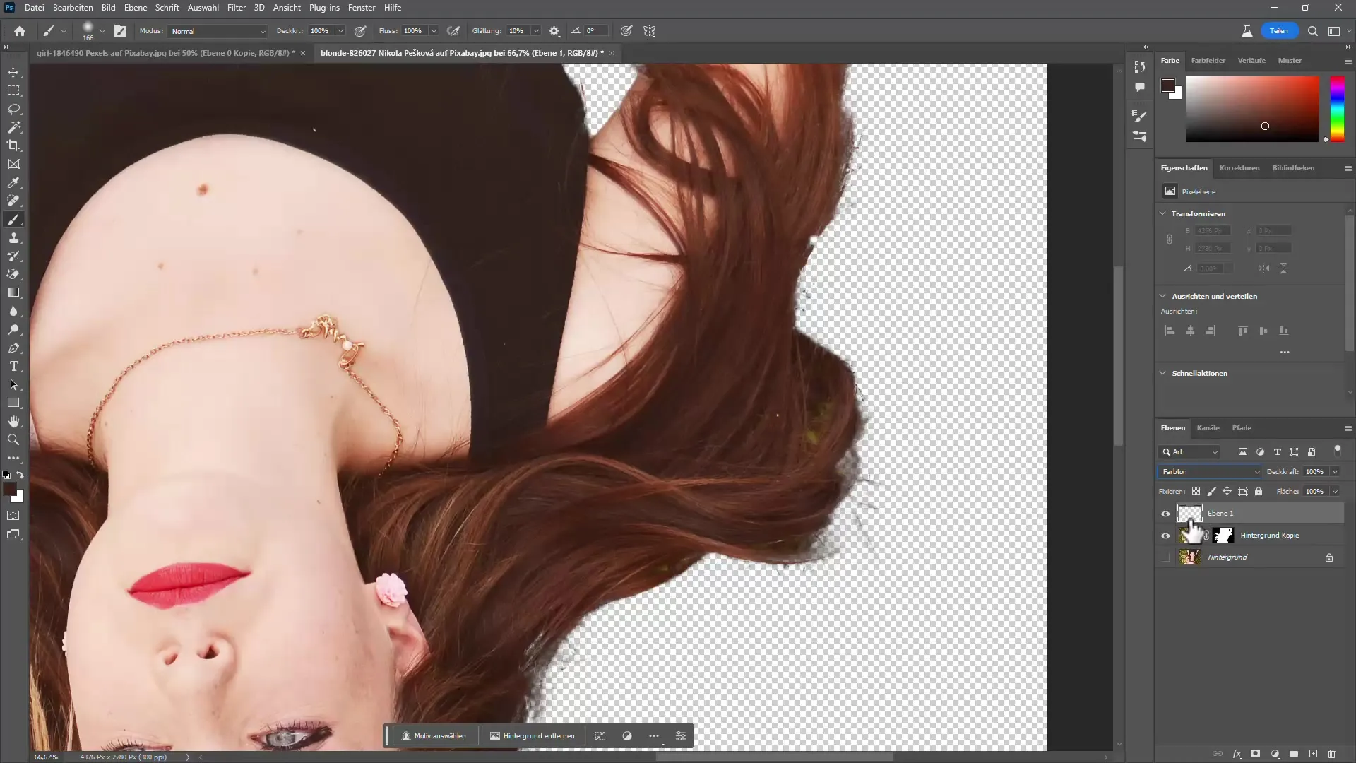 Eliminar el fondo del cabello en Photoshop: Pasos sencillos para un recorte perfecto